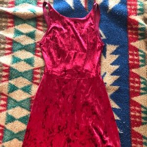 Mini Velvet Dress